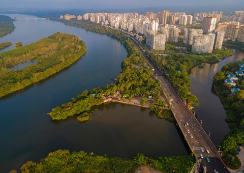 海南省首个流域GEP核算效果宣布<br>万泉河流域“身价”：：：2097.53亿元