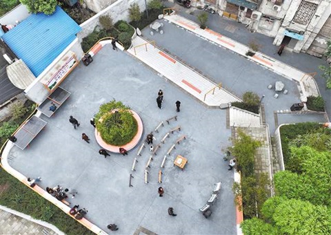 方寸之间，，装下城市温情&nbsp;&nbsp;重庆城市微型公园让市民转角遇上“小确幸”
